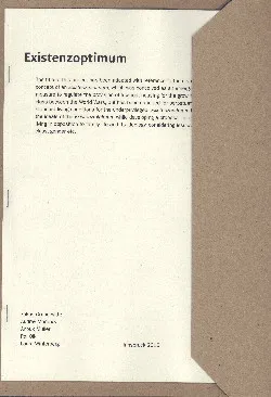 Cover of the publication Existenzoptimum