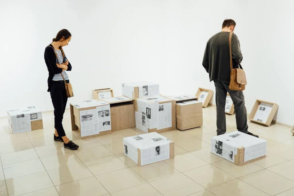 Exhibition view: Some Say You Can Find Happiness There, Visual culture research centre, Kyiv