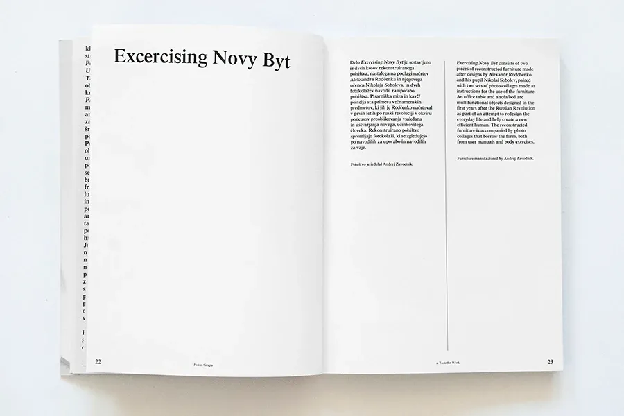 The chapter opening for Exercising Novy Byt