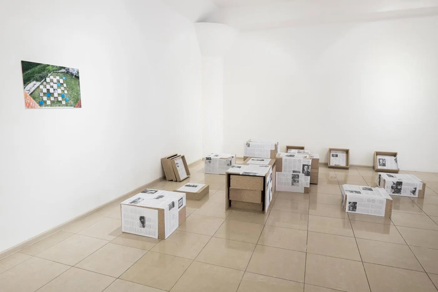 Exhibition view: Some Say You Can Find Happiness There, Visual culture research centre, Kyiv