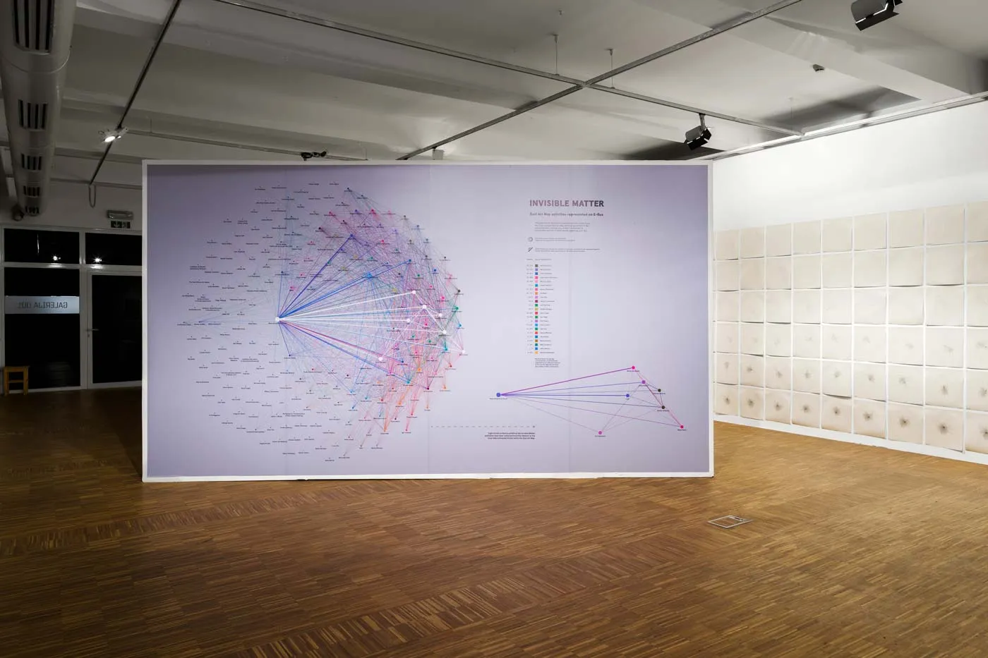 Invisible Matter Project, Exhibition view: Invisible Matter, TObacco 001, Ljubljana