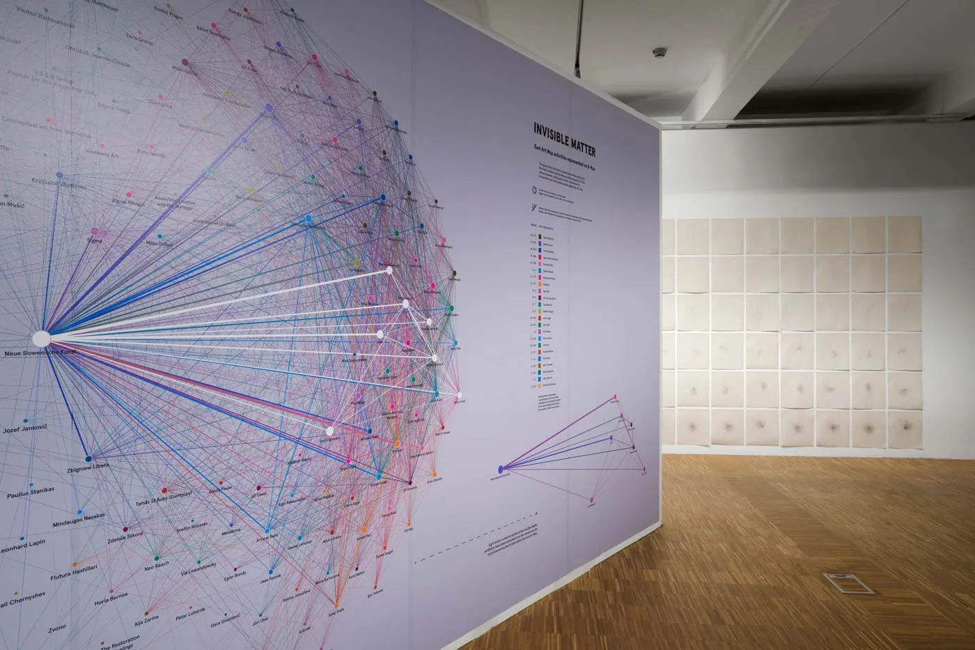 Invisible Matter Project, Exhibition view: Invisible Matter, TObacco 001, Ljubljana