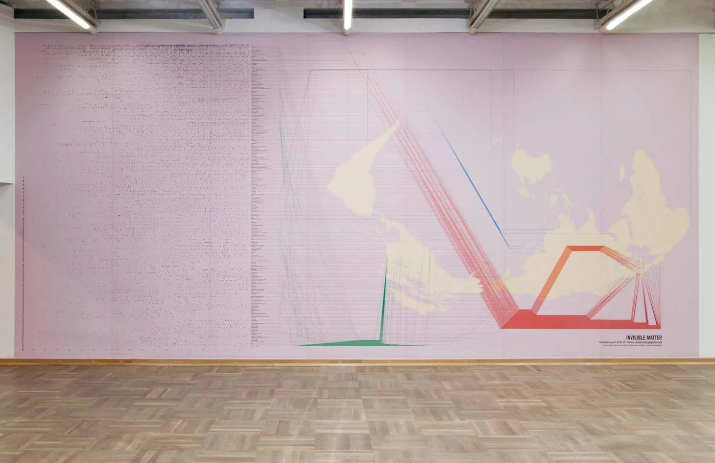 Invisible Matter Project, Exhibition view: The Trouble With Value, Bunkier, Krakow