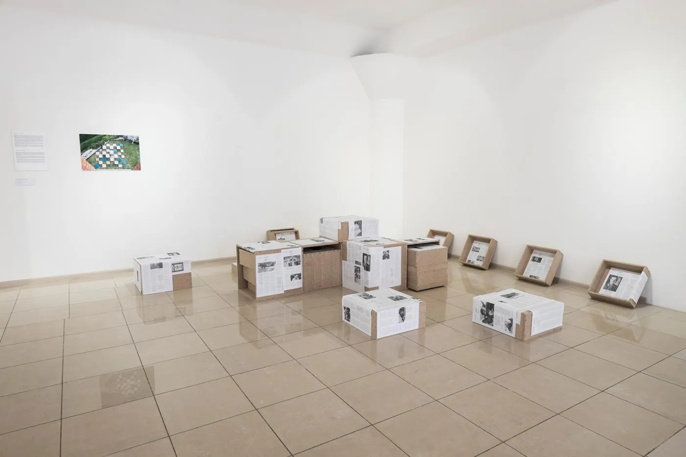 Exhibition view: Some Say You Can Find Happiness There, Visual culture research centre, Kyiv