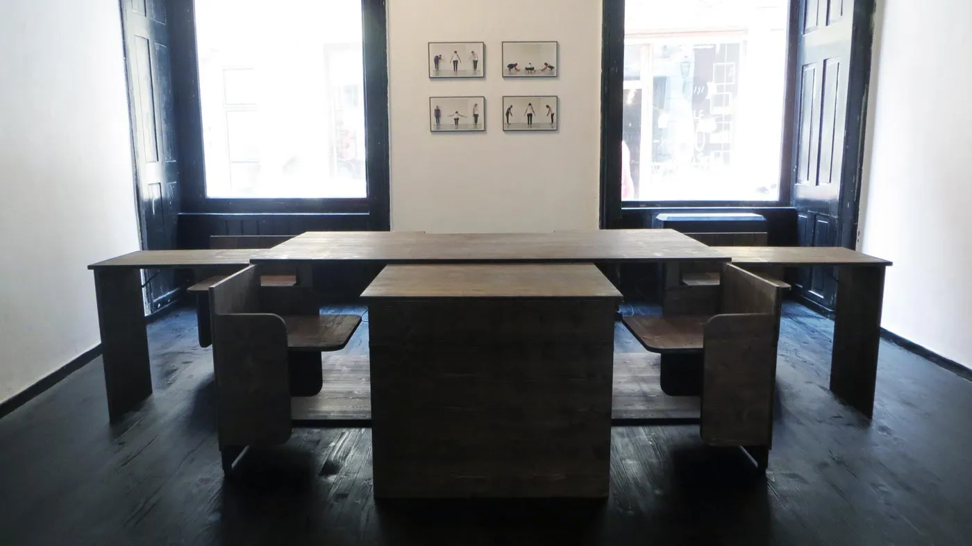 Exhibition view: A Taste for Work, ŠKUC Gallery, Ljubljana