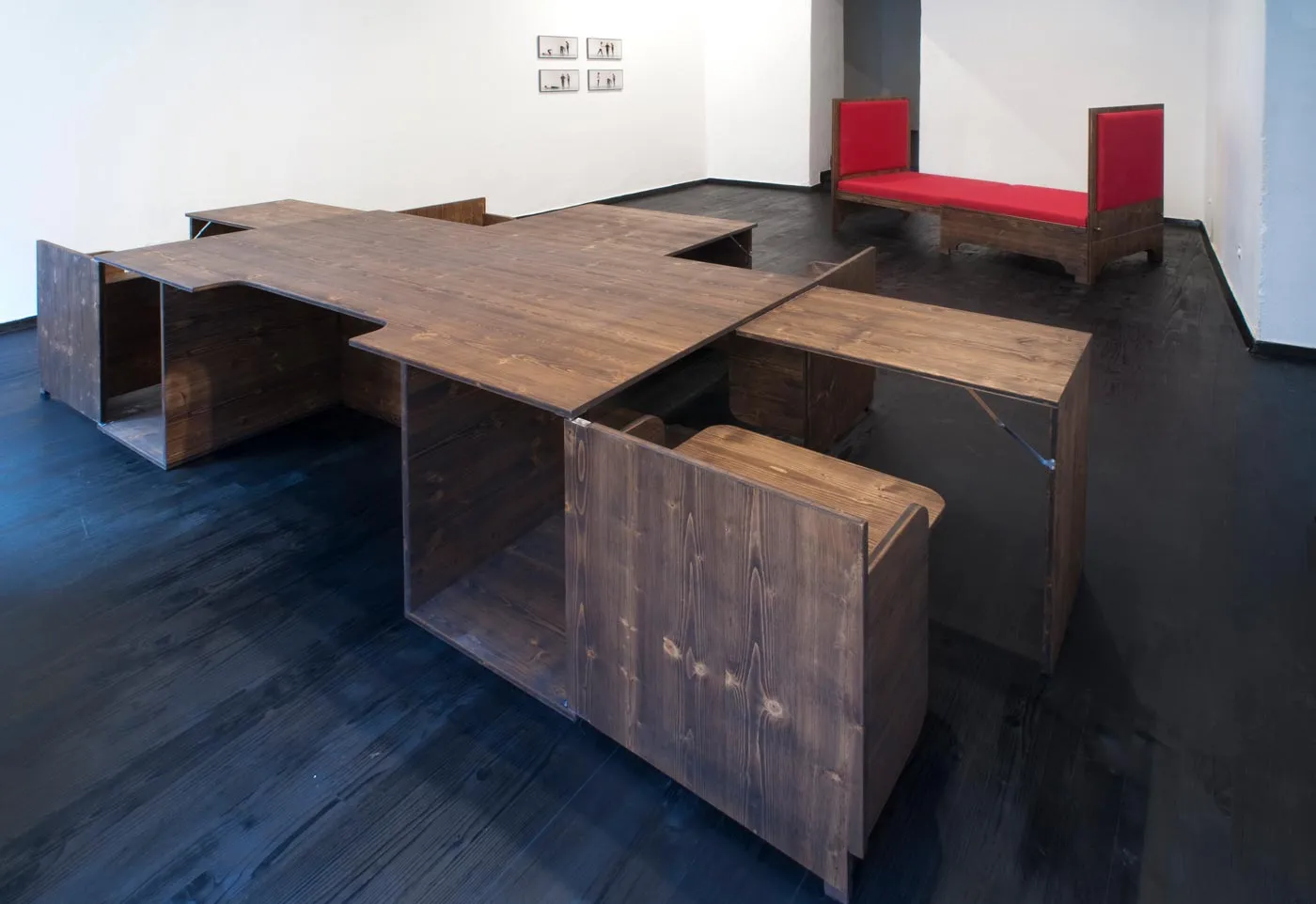 Exhibition view: A Taste for Work, ŠKUC Gallery, Ljubljana